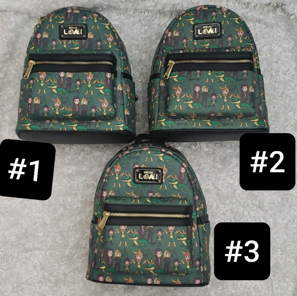 Loungefly Loki mini backpack - Picture 13 of 13